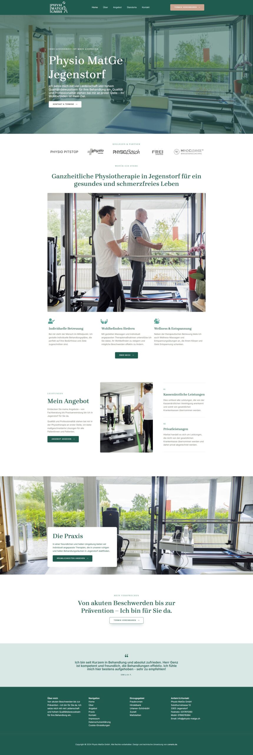 Referenz Physio MatGe Startseite