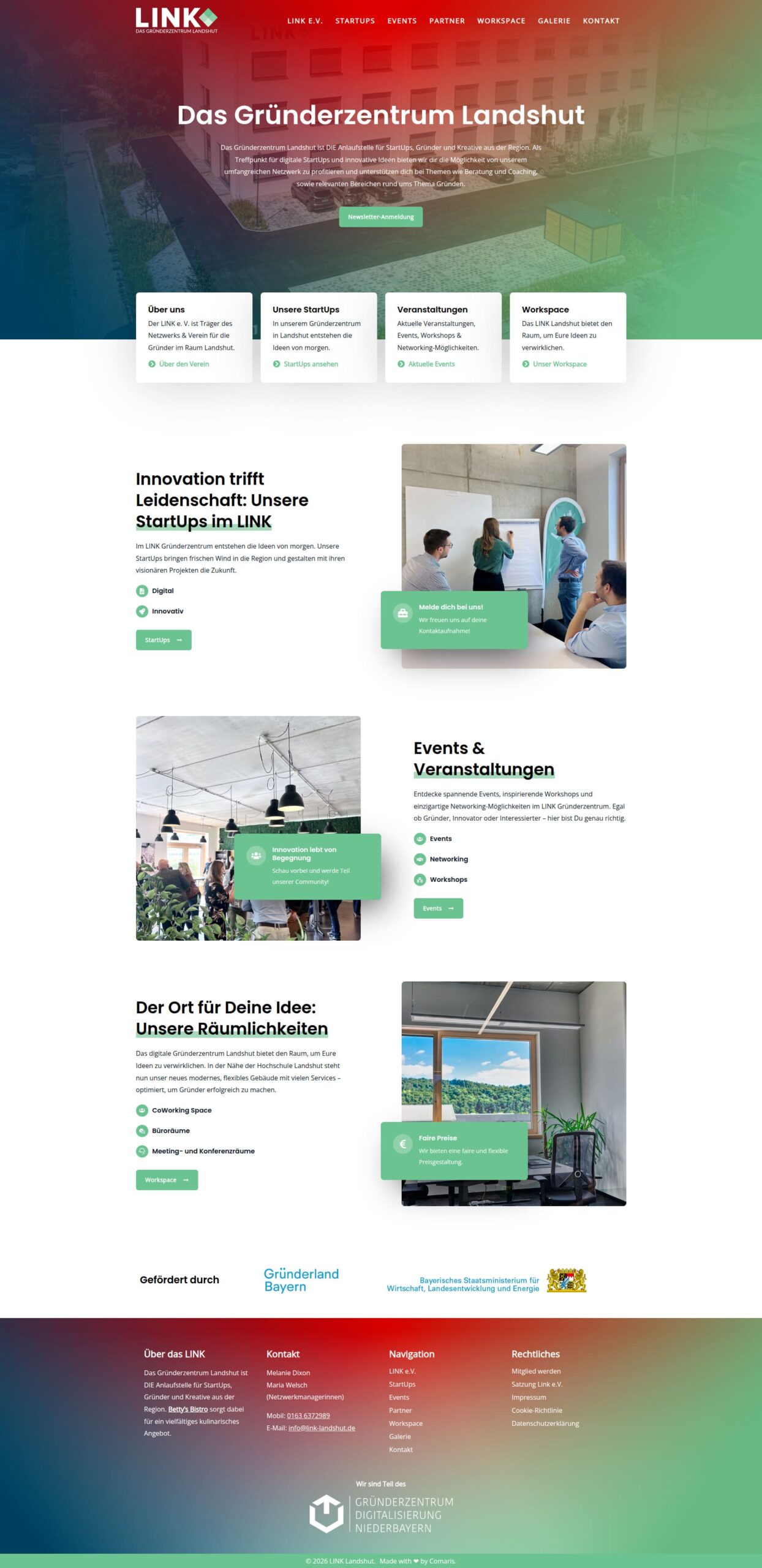 Referenz LINK Landshut Startseite